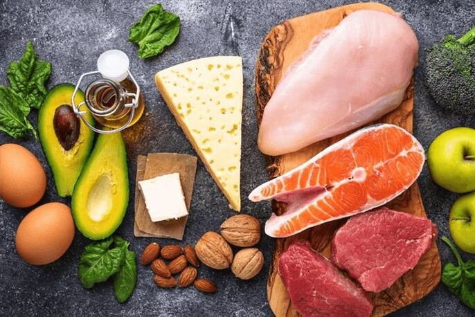 Protein-Diät-Lebensmittel