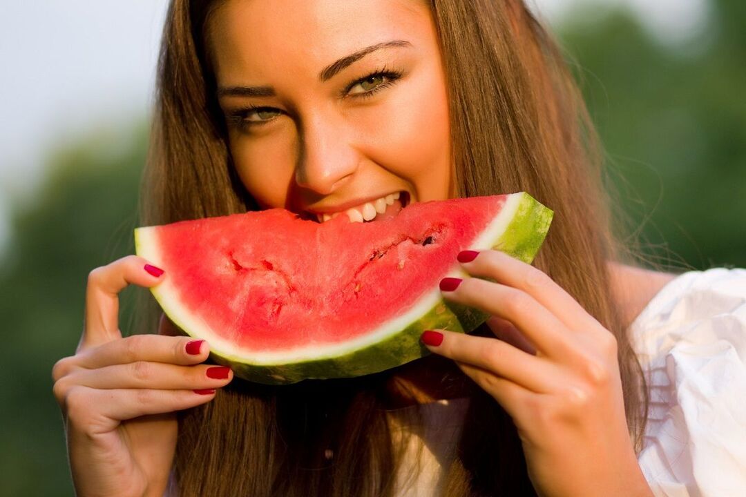Wassermelonen-Diät zum Abnehmen. 