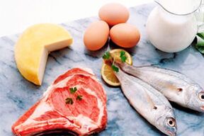 Proteinhaltige Lebensmittel für die Keto-Diät.